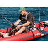 Excursion kayak gonfiabile pro k1 305 cm in vinile rosso 3 pezzo