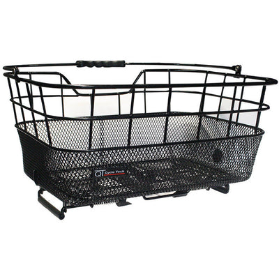 QT Cycle Tech Basket Basket Lucca Steel posteriore rimovibile con Handel