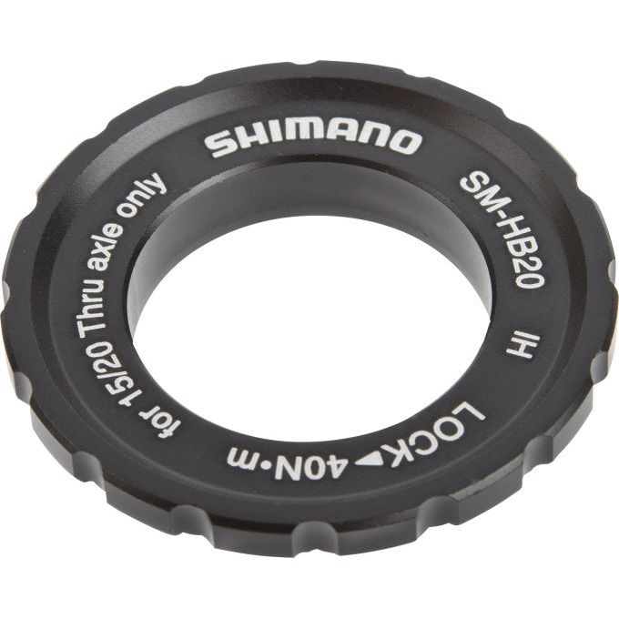 Shimano Remschijfadapter Center-Lock ring voor steekasnaven SM-HB20