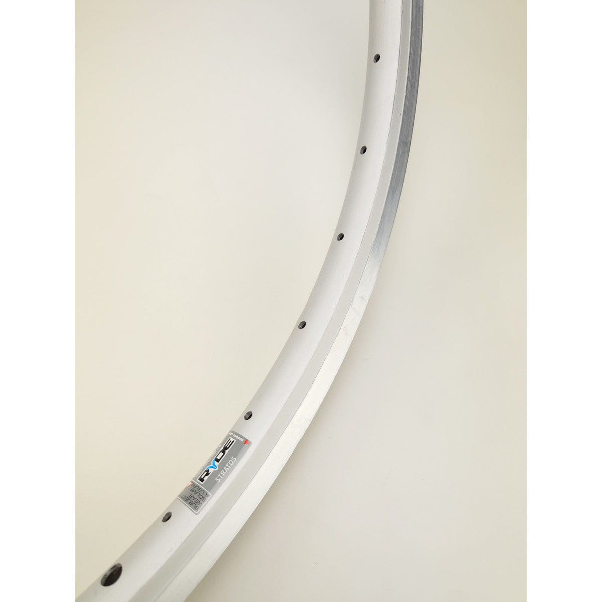 Ryde Rim 28 Stratos Silver con bordo freno