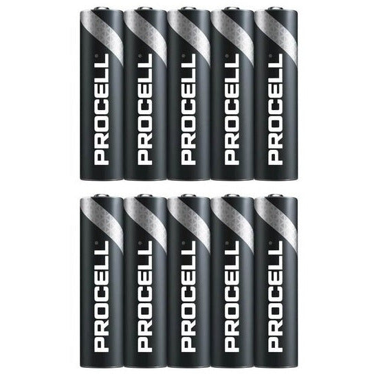 Duracell Procell AAA Batteries Alkaline, 10 piezas (envasado de taller)