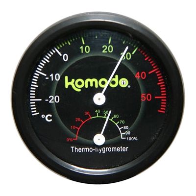 Komodo Thermometer Hygrometer Analogue