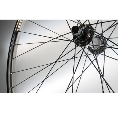 Front wheel 28x1 1 2 alu chrome look