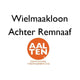 Wiel maken spaakloon achter remnaaf
