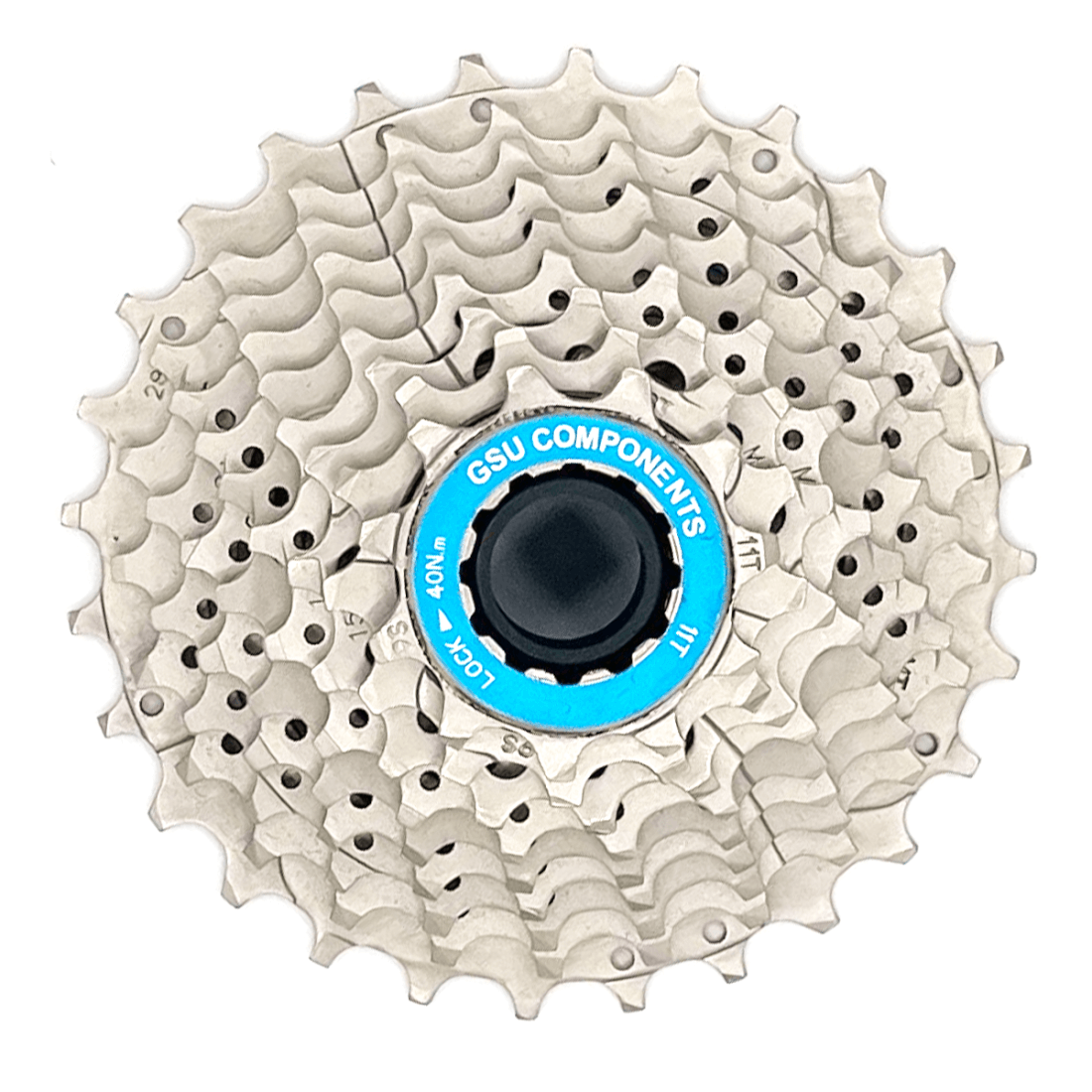 GSU Cassette a 9 velocità 11-28 dente d'argento