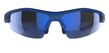 Gli occhiali da sole Mirage Sport con 3 paia di lenti blu nera
