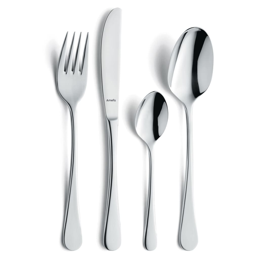 AMEFA AMEFA Set di posate a 24 pezzi Rebecca High Gloss Silver Coloted
