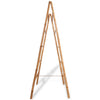 Vidaxl Double asciugamano la scala con 5 gradini 50x160 cm Bamboo