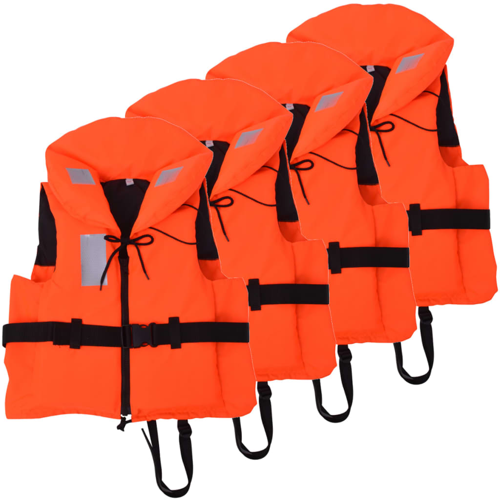 Vidaxl Swimming Jackets 100 N 30-40 kg 4 pezzi