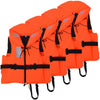 Vidaxl Swimming Jackets 100 N 60-70 kg 4 pezzi