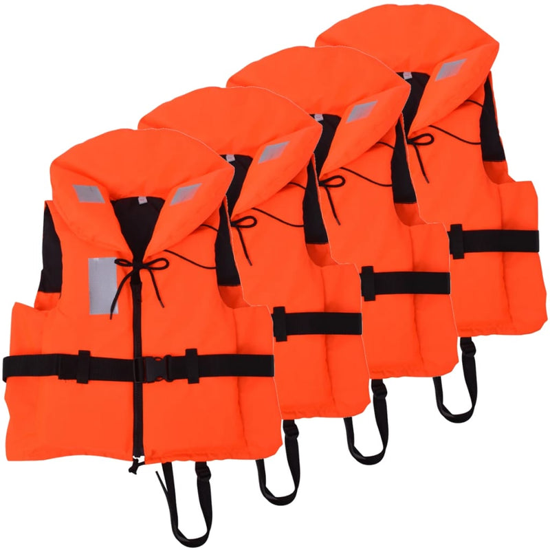 Vidaxl Swimming Jackets 100 N 60-70 kg 4 pezzi