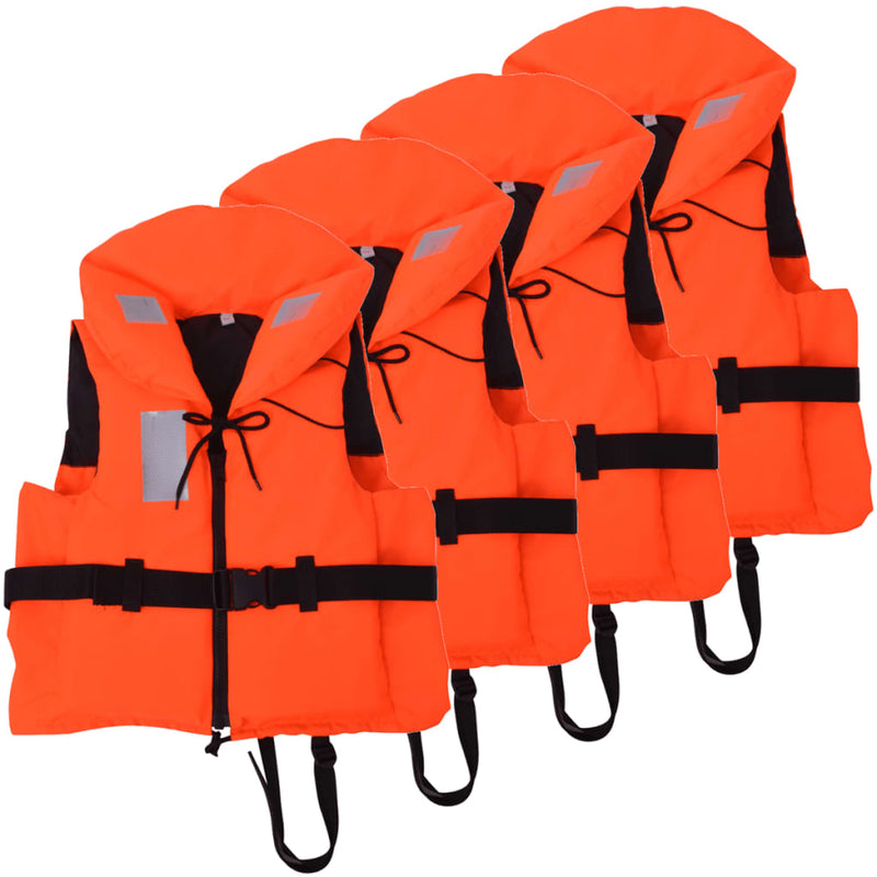 Vidaxl Swimming Jackets 100 N 70-90 kg 4 pezzi