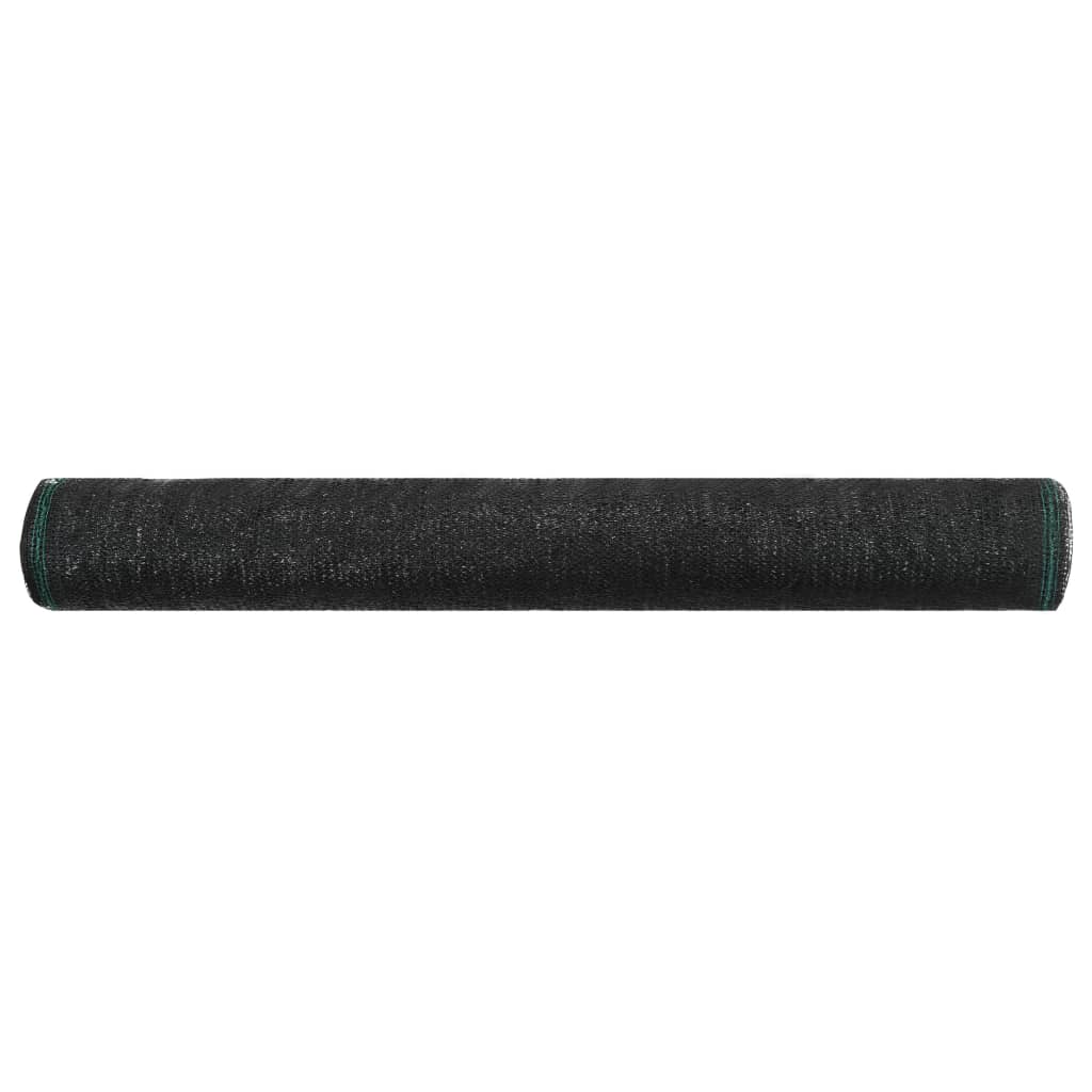 Pantalla de tenis Vidaxl 1.8x50 M HDPE NEGRO