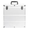 Vidaxl Makeup Suitcase 37x24x40 cm Alluminio colorato in argento