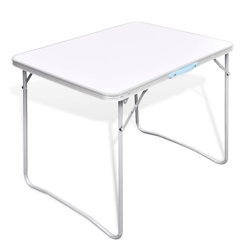 VidaXL Campingtafel inklapbaar met metalen frame 80 x 60 cm