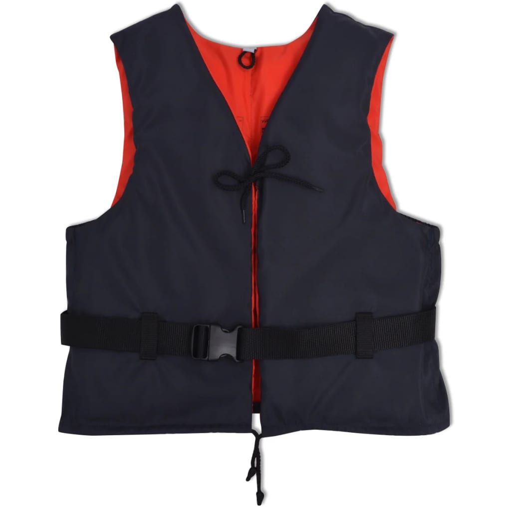 Chaleco de natación Vidaxl 50n 70-90 kg de azul marino