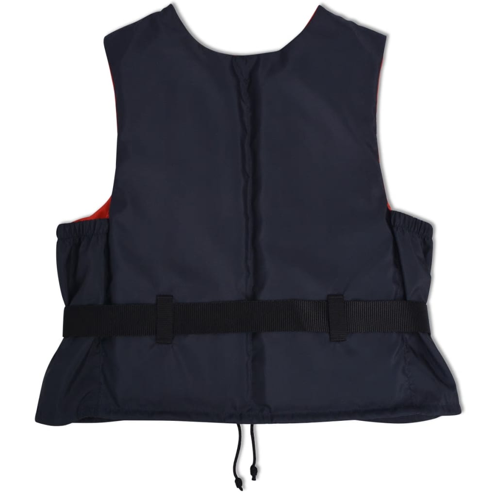 Chaleco de natación Vidaxl 50n 70-90 kg de azul marino