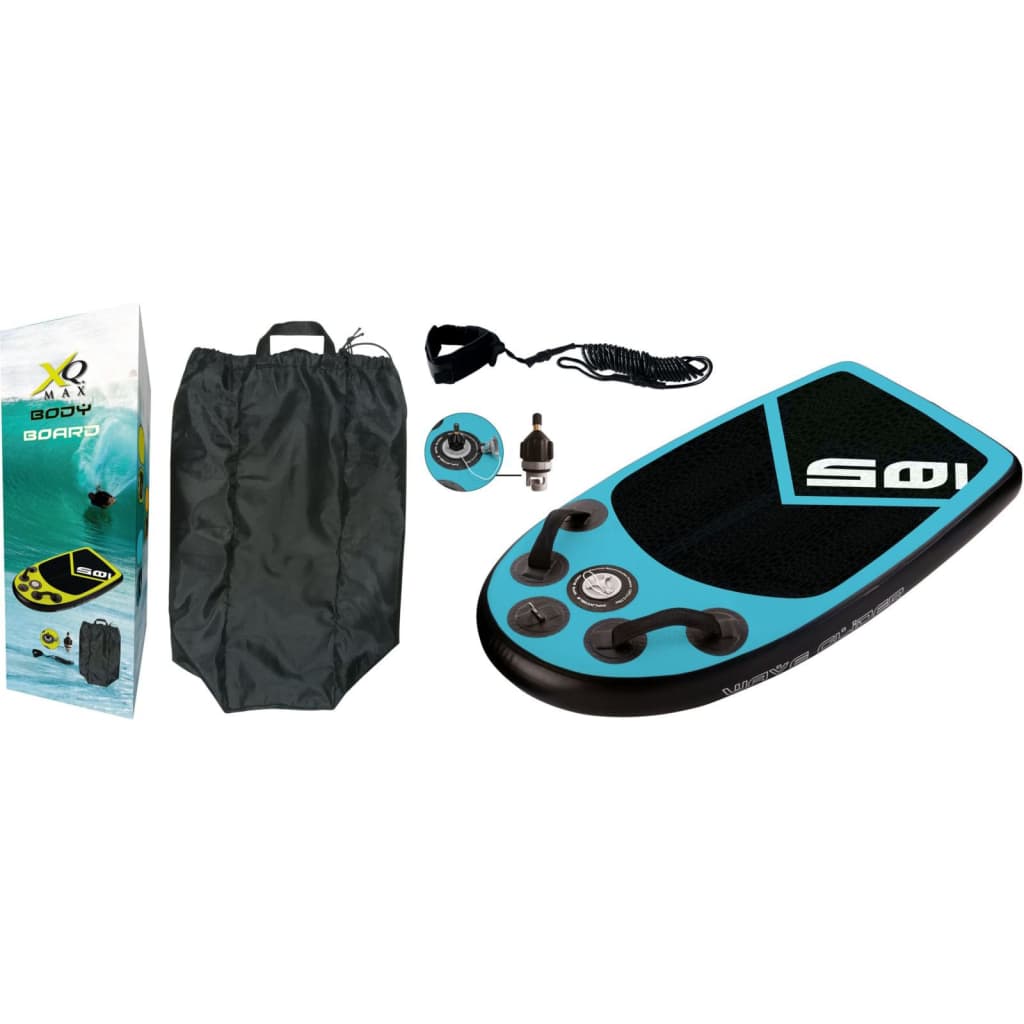 Xq max xq max bodyboard 105x60x10 cm blu e nero