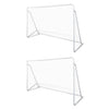 Vidaxl Football Goals 2 PCS 240x90x150 cm de acero