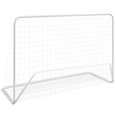 Vidaxl Football Goes 2 ST con redes 182x61x122 cm de acero blanco