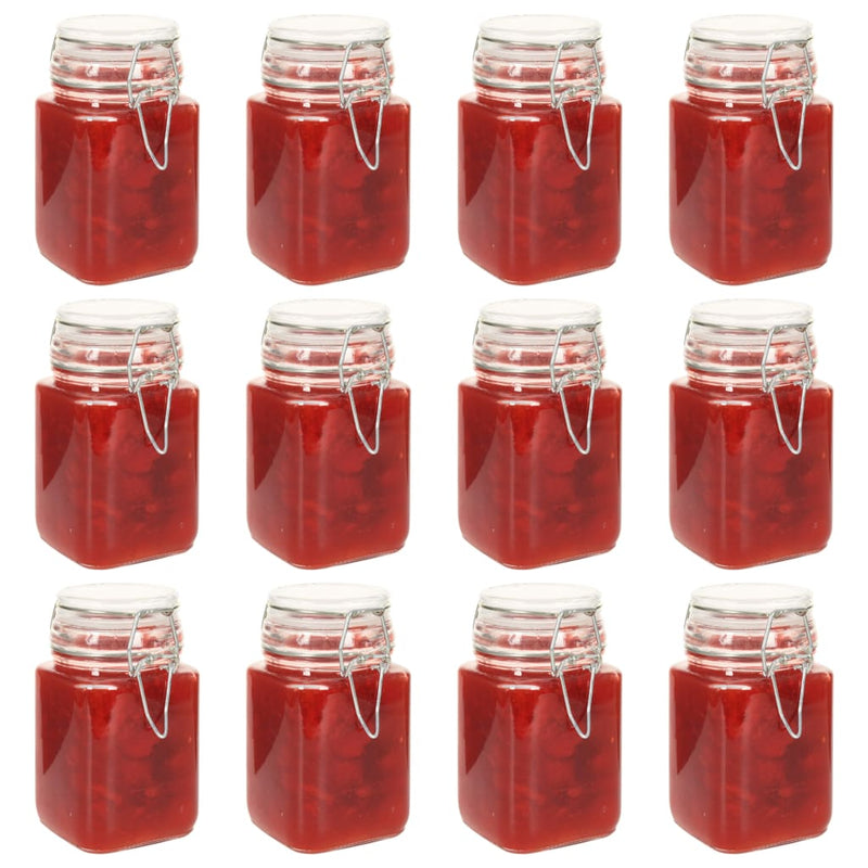 Vidaxl Jam Jars con chiusura da 12 ST 260 ml di vetro