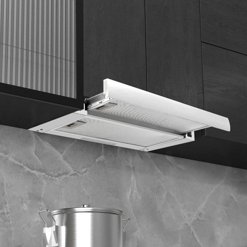 Vidaxl Extractor Hood Construido -en Slim 480 m³ U acero inoxidable de aluminio