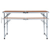 Vidaxl Camping Table Colpoble 120x60 cm Aluminium