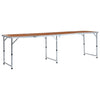 VidaXL Campingtafel inklapbaar 240x60 cm aluminium
