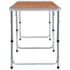 VidaXL Campingtafel inklapbaar 240x60 cm aluminium