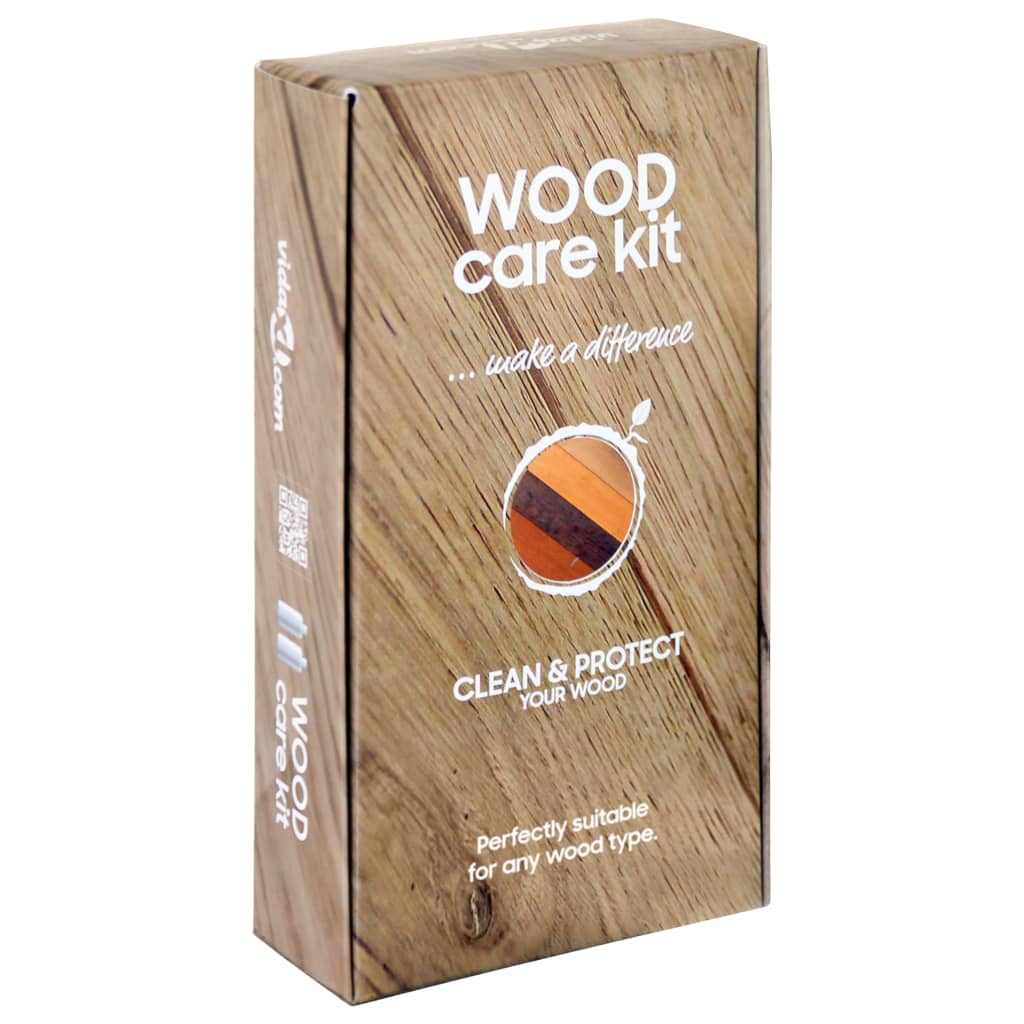 Vidaxl Wood Care Set 2x250 ml Kit de cuidado