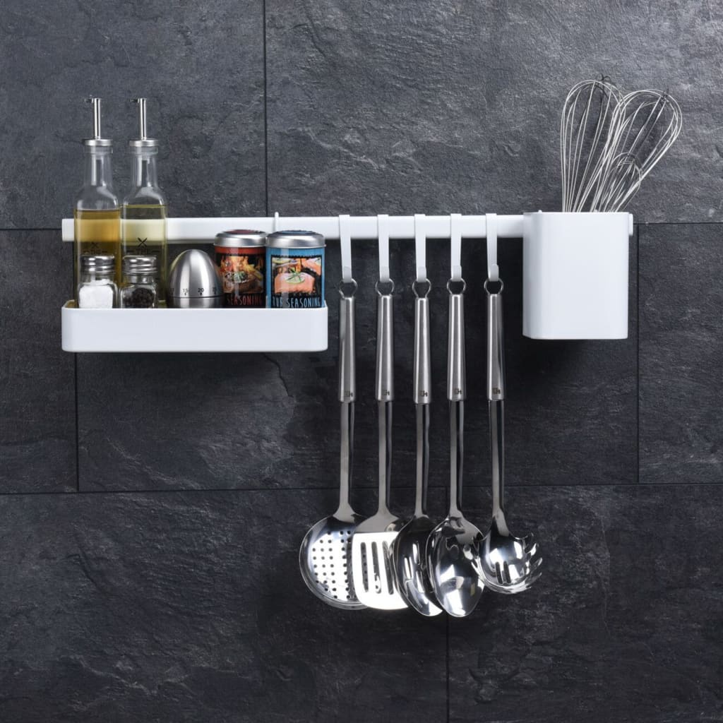 Excelente Housware Housware Organizador de cocina de 8 partes Negro