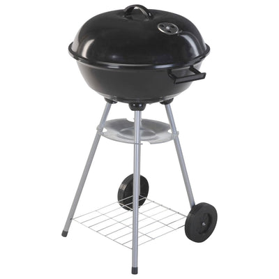 ProGarden ProGarden Kogelbarbecue op wielen 46 cm zwart