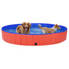 Vidaxl Dog Nwimming Pool Plegable 200x30 cm PVC rojo