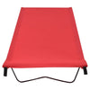 VidaXL Campingbedden 2 st 180x60x19 cm oxford stof en staal rood