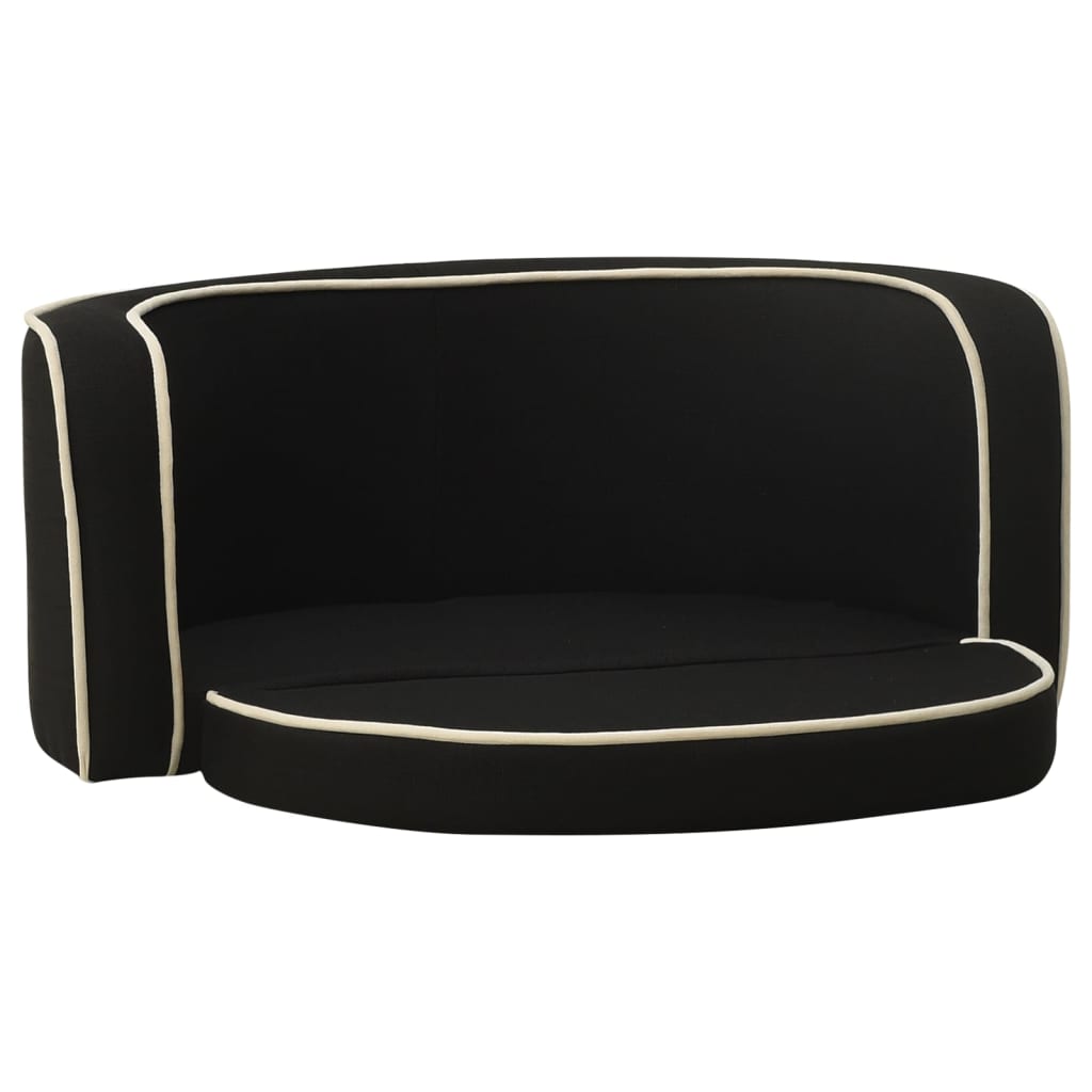 VIDAXL Dog Bank Colpoble 76x71x30 cm Black