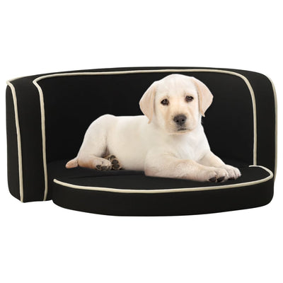 Vidaxl Dog Bank Plegable 76x71x30 cm de lino negro
