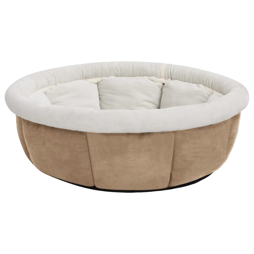 Canasta de perros de Vidaxl 59x59x24 cm beige