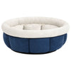 Canasta de perros de Vidaxl 50x50x22 cm azul