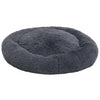 Vidaxl Dog Cat Pillow Lavable 90x90x16 CM Plush gris oscuro