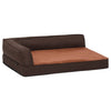 Vidaxl Dog Letto per cani L'ascolto di lino ergonomico 75x53 cm marrone