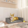 Vidaxl Cesta para perros Cesta de perros Mira 70x45 cm de gris claro
