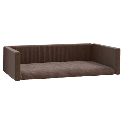 VidaXL Autohondenmand linnen-look 70x45 cm bruin