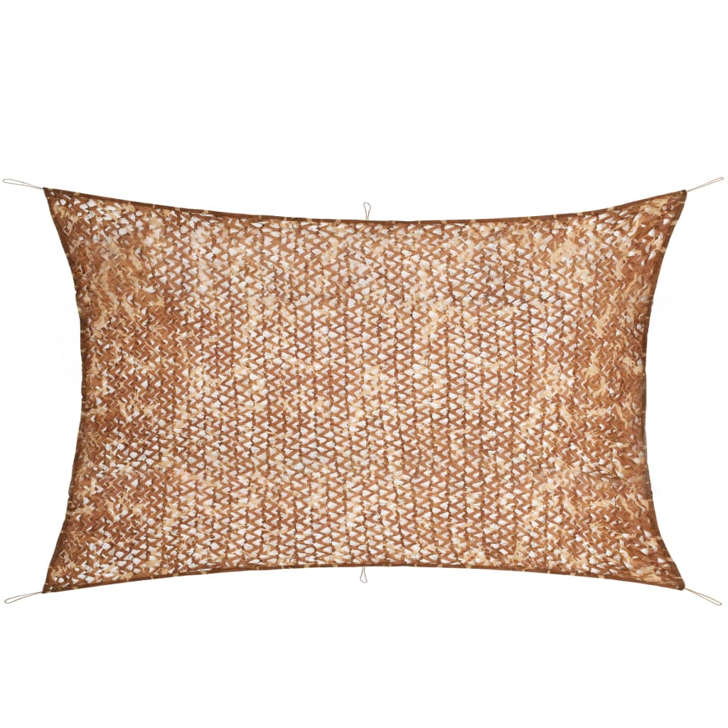 VidaXL Camouflagenet met opbergtas 2x5 m beige
