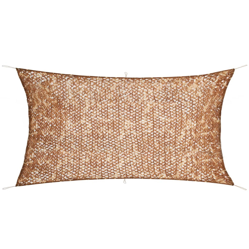 VidaXL Camouflagenet met opbergtas 4x7 m beige