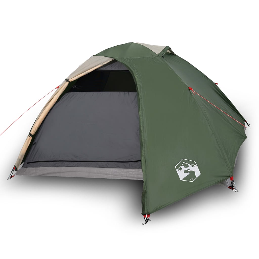 Vidaxl Dome Tent Green impermeabile per 4 persone