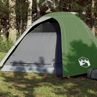 Vidaxl Dome Tent Green impermeabile per 4 persone
