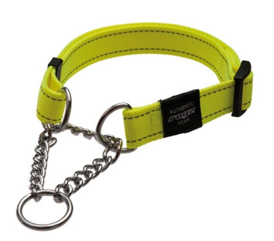 Rogz for Dogs Fan Belt Meidslip Collar Yellow