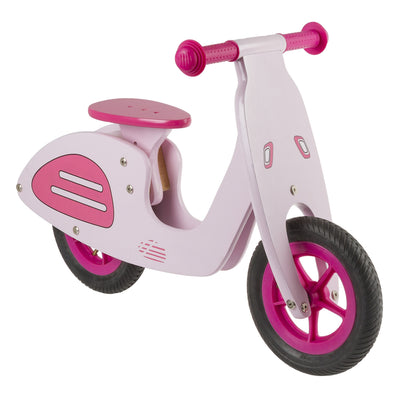 Equilibrio bici in legno vespa rosa