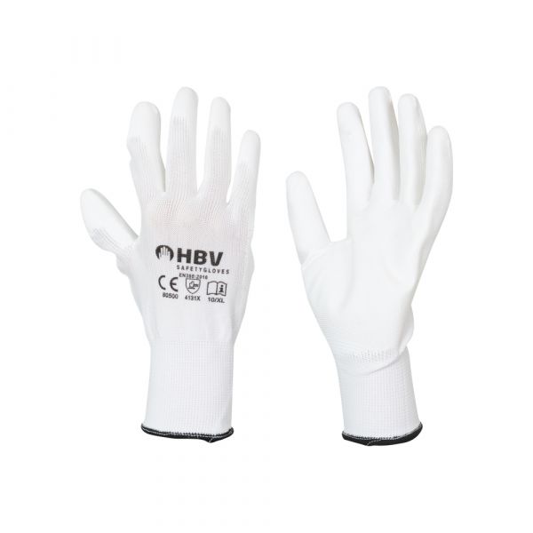 Glove Pu Economy White