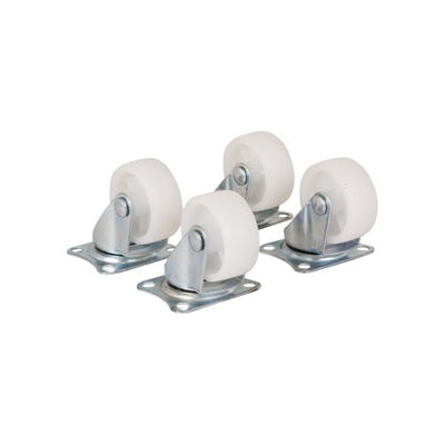 Trailergear trailergear 4 x zwenkwiel 40 mm. bianco